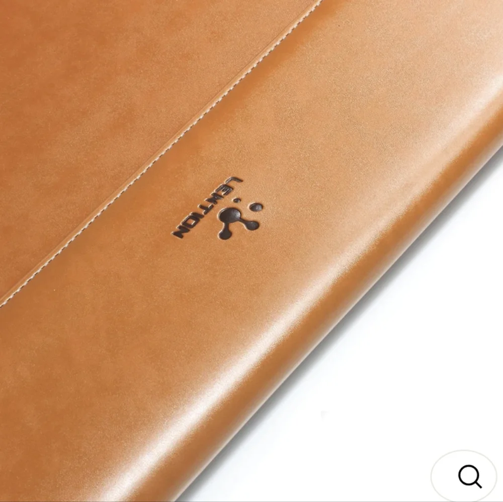 LENTION Split Leather Sleeve Case for MacBook Air and Ultra Slim Laptop